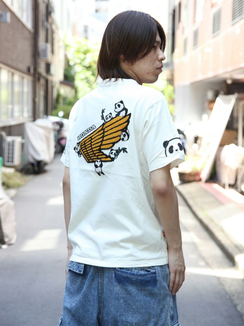 【HONDA×PANDIESTA JAPAN】“WING SAGARA”刺繍入りTシャツ