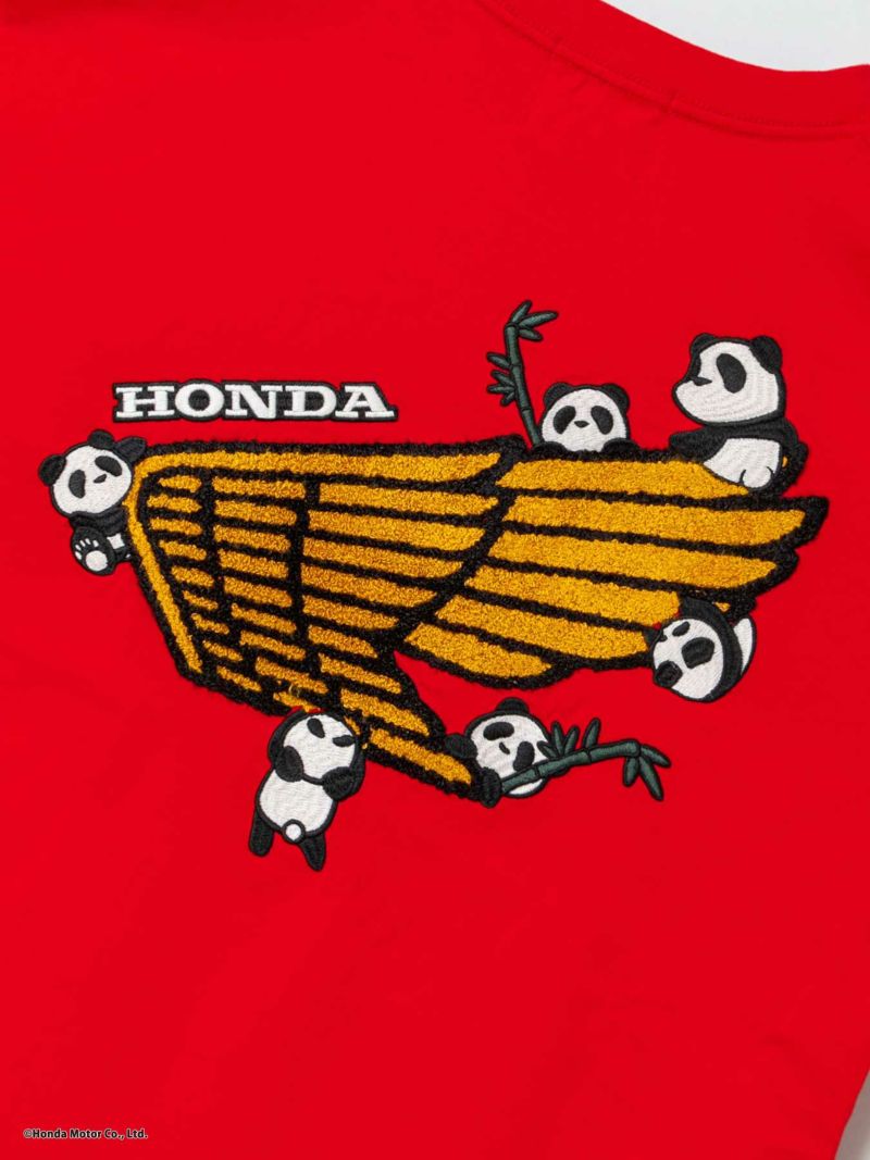 【HONDA×PANDIESTA JAPAN】“WING SAGARA”刺繍入りTシャツ