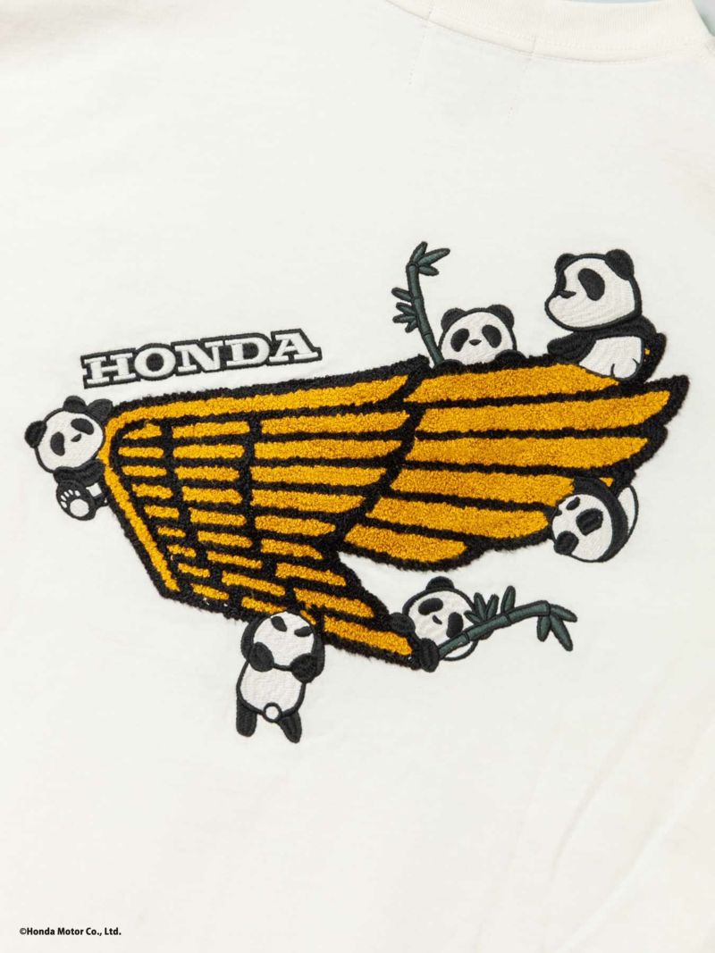 【HONDA×PANDIESTA JAPAN】“WING SAGARA”刺繍入りTシャツ