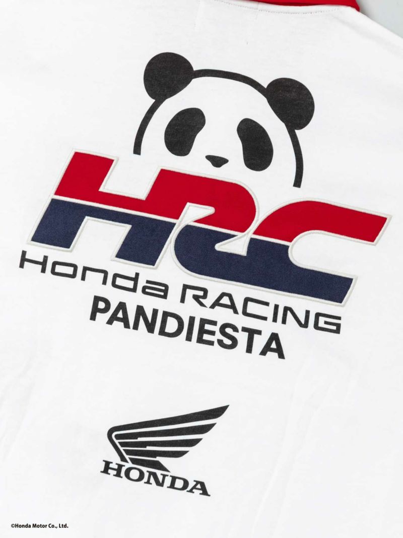 【HONDA×PANDIESTA JAPAN】“HRC”刺繍入りポロシャツ