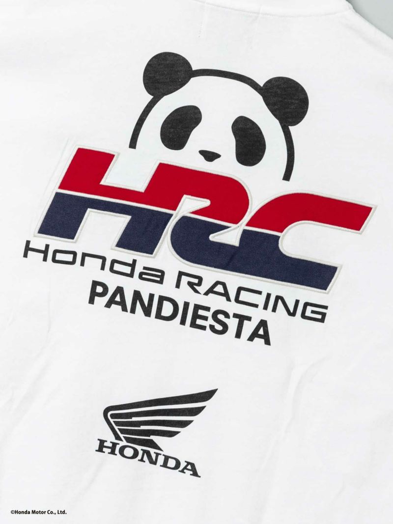 【HONDA×PANDIESTA JAPAN】“HRC”刺繍入りポロシャツ