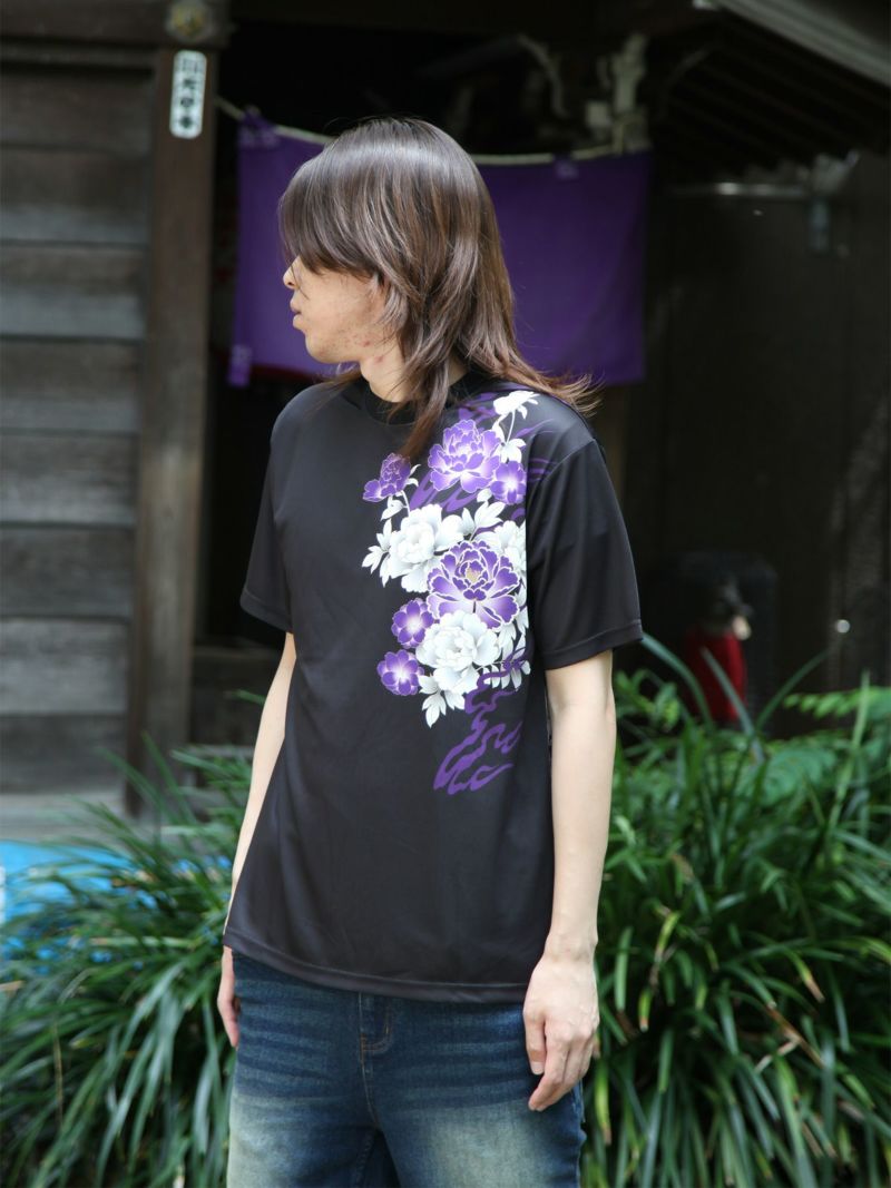 【抜刀娘 -美麗-】“一華＆結愛：女の戦”昇華転写プリントTシャツ