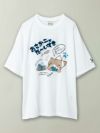【NECOBUCHI-SAN】 “おさかニャだ～いすき”サガラ刺繍入りBIGシルエットTシャツ