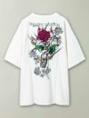 【DRASTIC GARDEN】“稲妻の薔薇”総刺繍Tシャツ