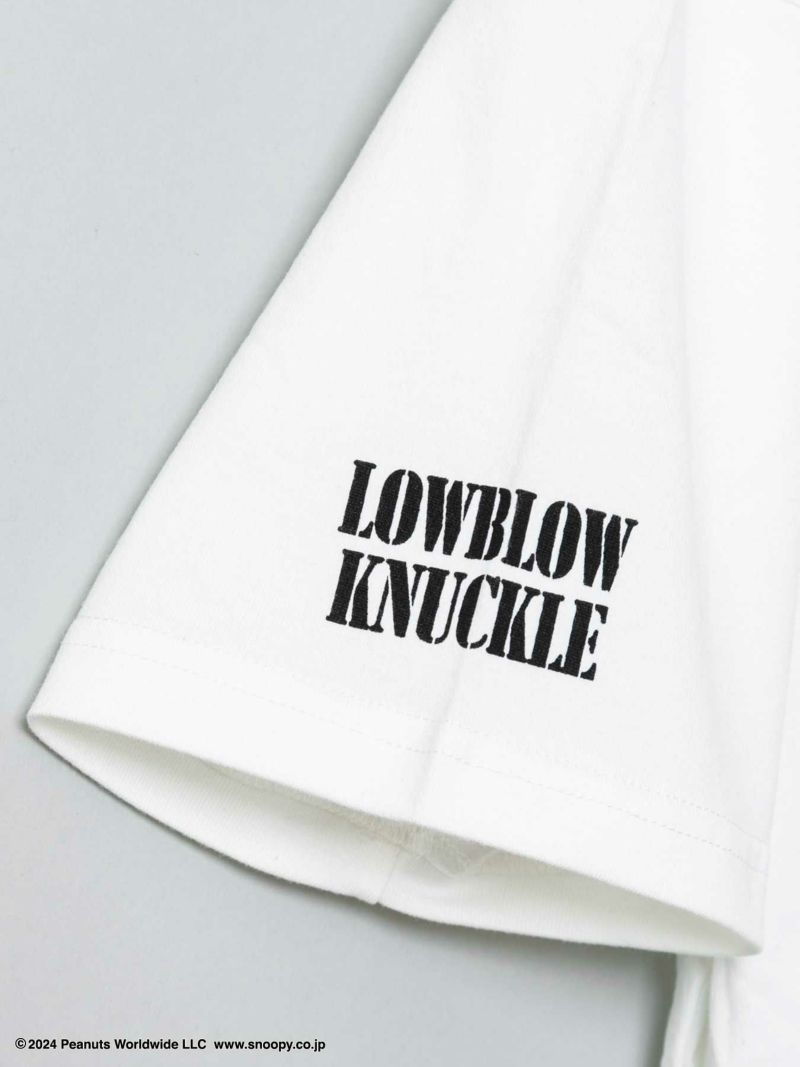 【LOW BLOW KNUCKLE×PEANUTS】“ONE STAR”刺繍入りTシャツ