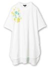 【雅結】桜プリント 接触冷感素材チュニックTシャツ