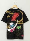 【今昔 -KON-JAKU-】“狐の修行”刺繍入りTシャツ