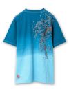 【絡繰魂】“枝垂れ桜”総刺繍 段染めグラデーションTシャツ