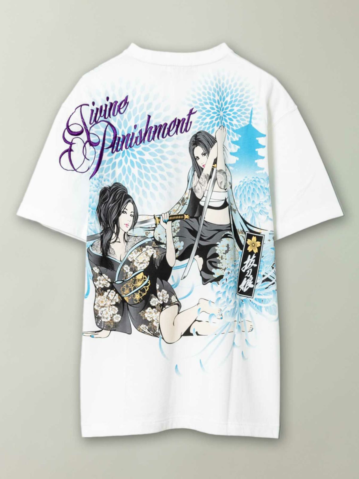 【抜刀娘】“麗しの2人組”プリントTシャツ