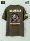 ＜タイムセール＞≪20%OFF≫【The BRAVE-MAN×ハクション大魔王】“アクビ×デジタルカモ”刺繍入りお揃いTシャツ〔別注〕≪返品・取寄対応不可≫