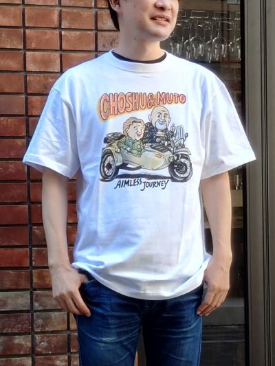 【長州力×武藤敬司】<br>“AIMLESS JOURNEY”プリントTシャツ