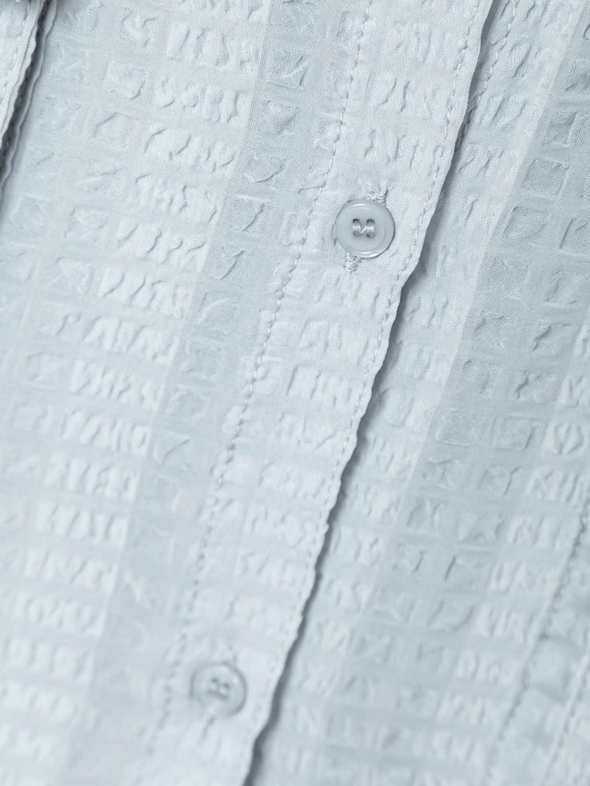 【雅結】三日月と藤刺繍 シアー素材ブラウスパーカー