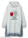 【JUICY×PEANUTS】“VINTAGE SNOOPY”デニム遣いプパーカーワンピース〔Lady's〕〔別注〕