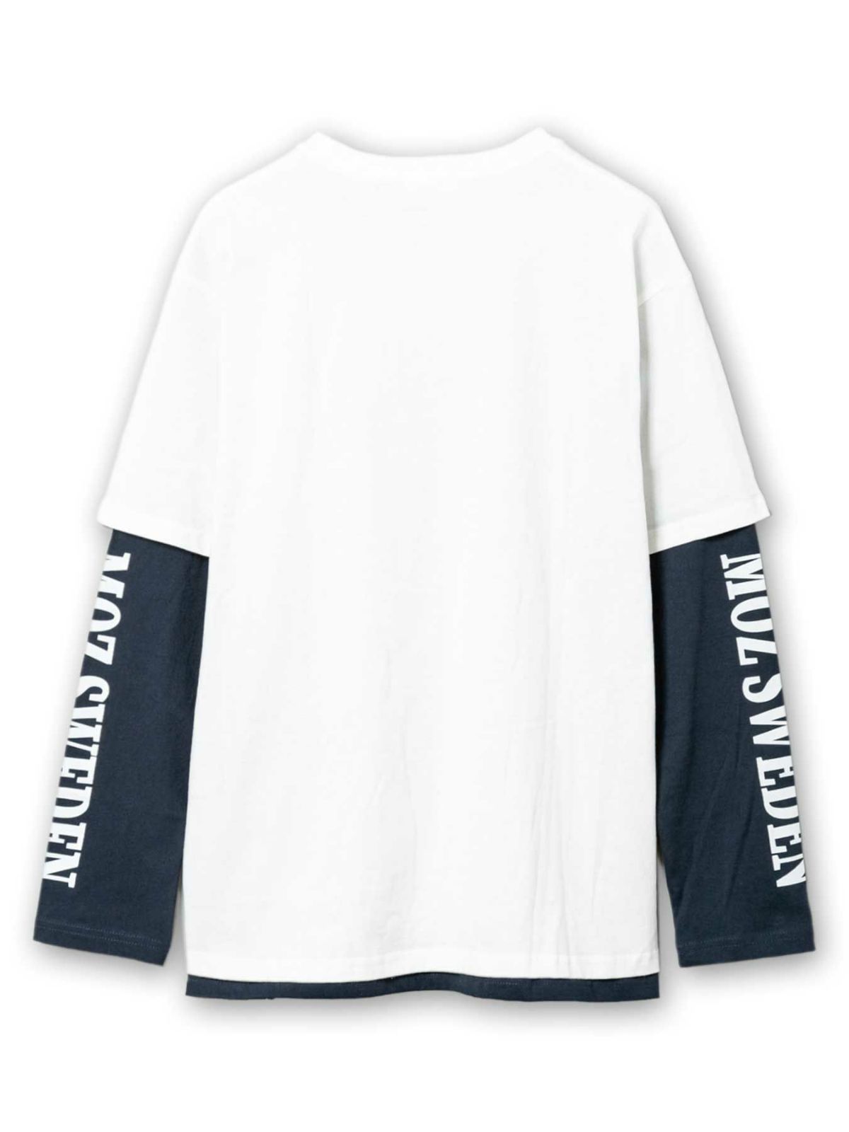 【moz】エルク刺繍入り リアルレイヤードロンT〔別注〕