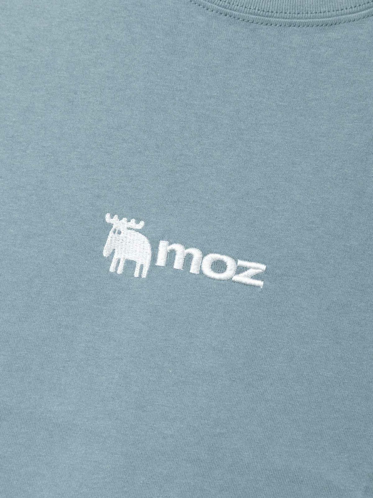 【moz】エルク刺繍入り リアルレイヤードロンT〔別注〕