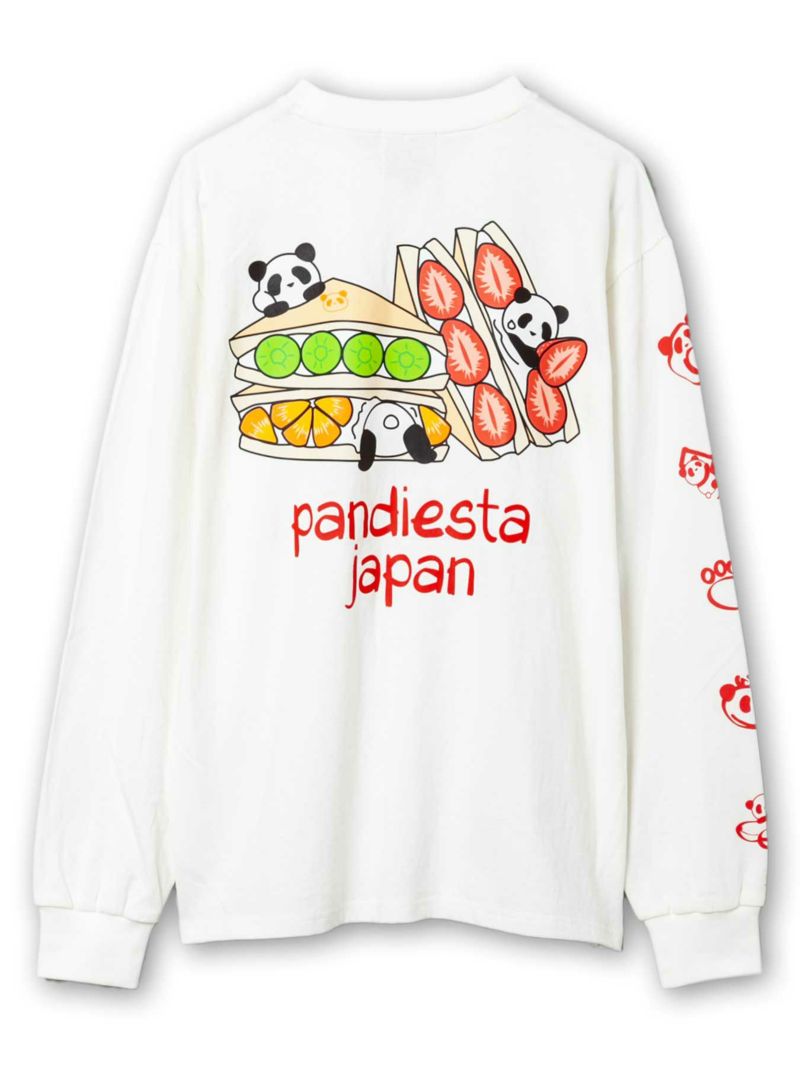 【PANDIESTA JAPAN】“フルーツ＆パンダサンド”プリントロンT