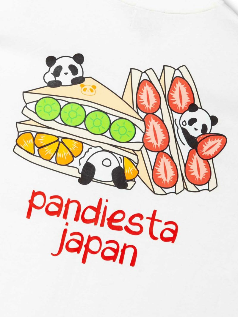 【PANDIESTA JAPAN】“フルーツ＆パンダサンド”プリントロンT