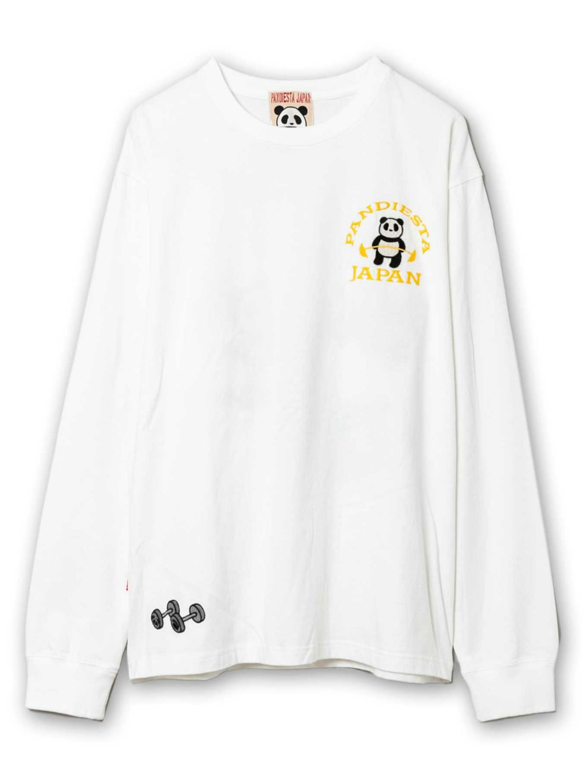 【PANDIESTA JAPAN】“パンディエスタGYM”刺繍入りロンT