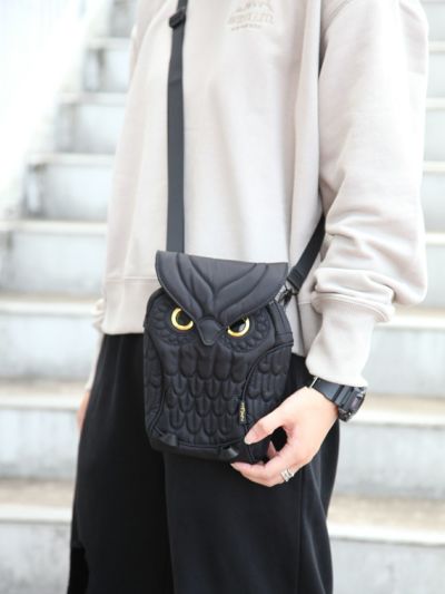 【MORN CREATIONS】<br>“ミミズク”2WAYショルダーポーチ