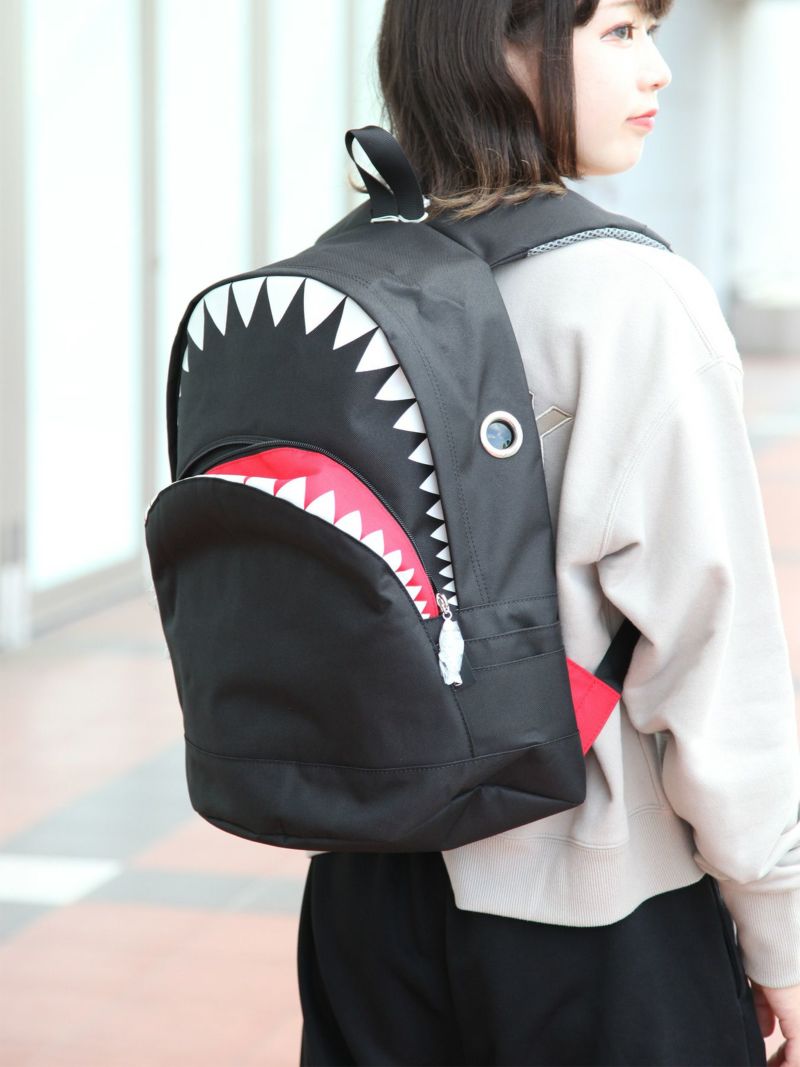 MORN CREATIONS シャークバックパック L ブラック MORN CREATIONS】“シャーク”バックパック | 流儀圧搾 ONLINE SHOP