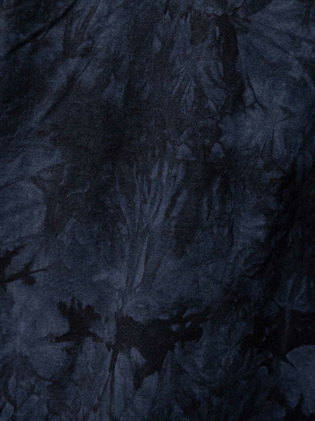 【絡繰魂】“桜吹雪”総刺繍タイダイプリントロンT