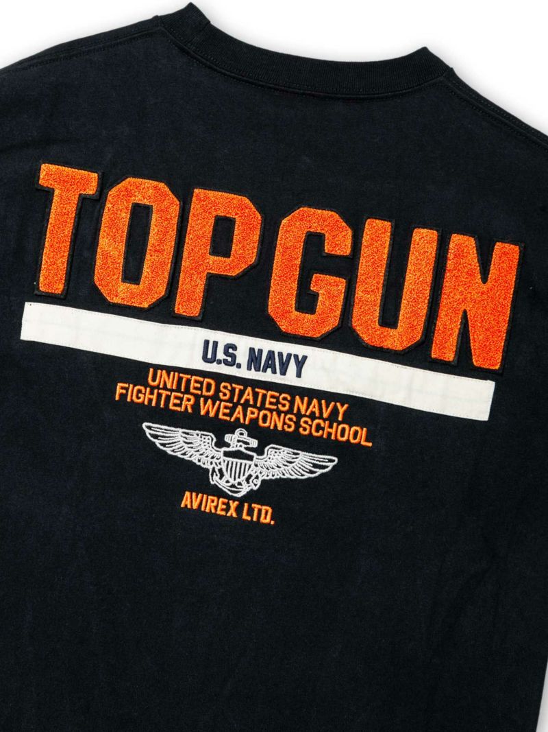 【AVIREX】“TOP GUN”LONG SLEEVE T-SHIRT