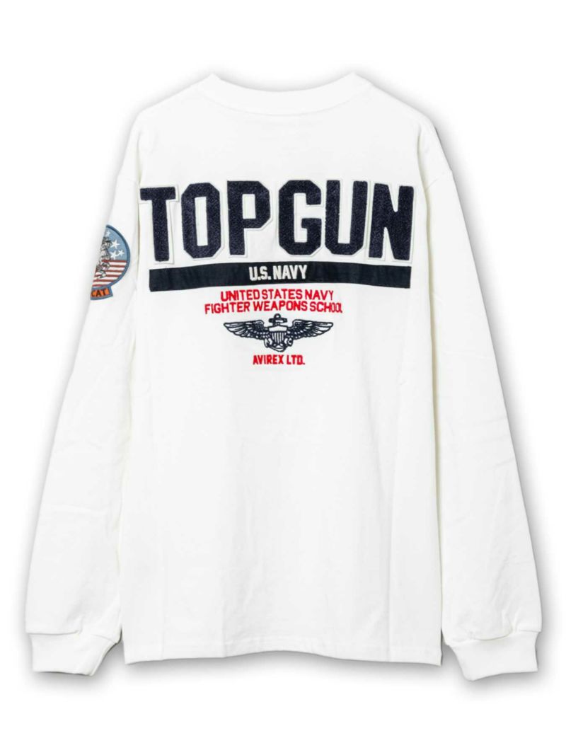 【AVIREX】“TOP GUN”LONG SLEEVE T-SHIRT