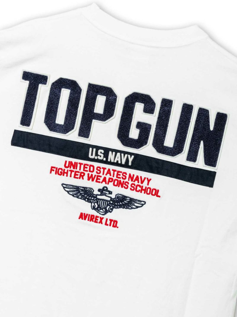 【AVIREX】“TOP GUN”LONG SLEEVE T-SHIRT