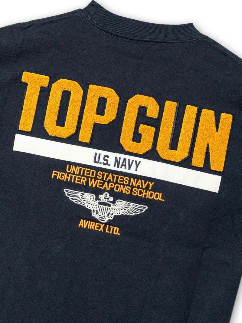 【AVIREX】“TOP GUN”LONG SLEEVE T-SHIRT