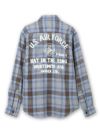 【AVIREX】“USAF”LONGSLEEVE CHECK EMBROIDERY SHIRT