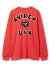 【AVIREX】“VARSITY”LOGO LONG SLEEVE T-SHIRT