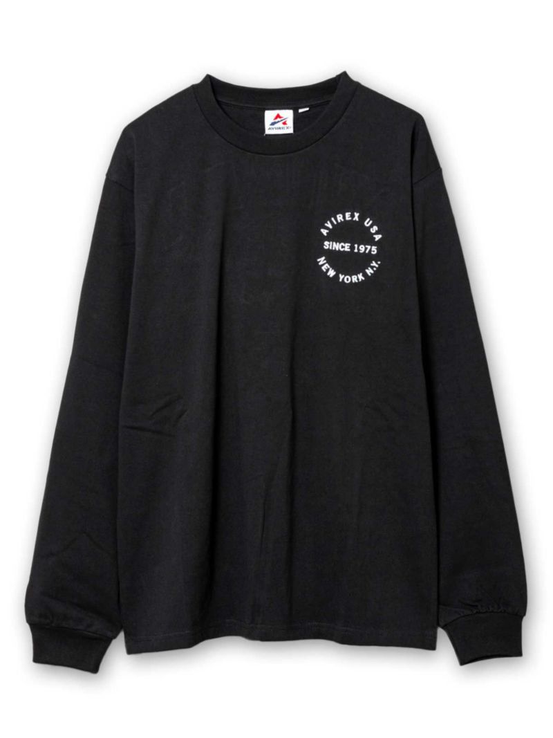 【AVIREX】“VARSITY”LOGO LONG SLEEVE T-SHIRT