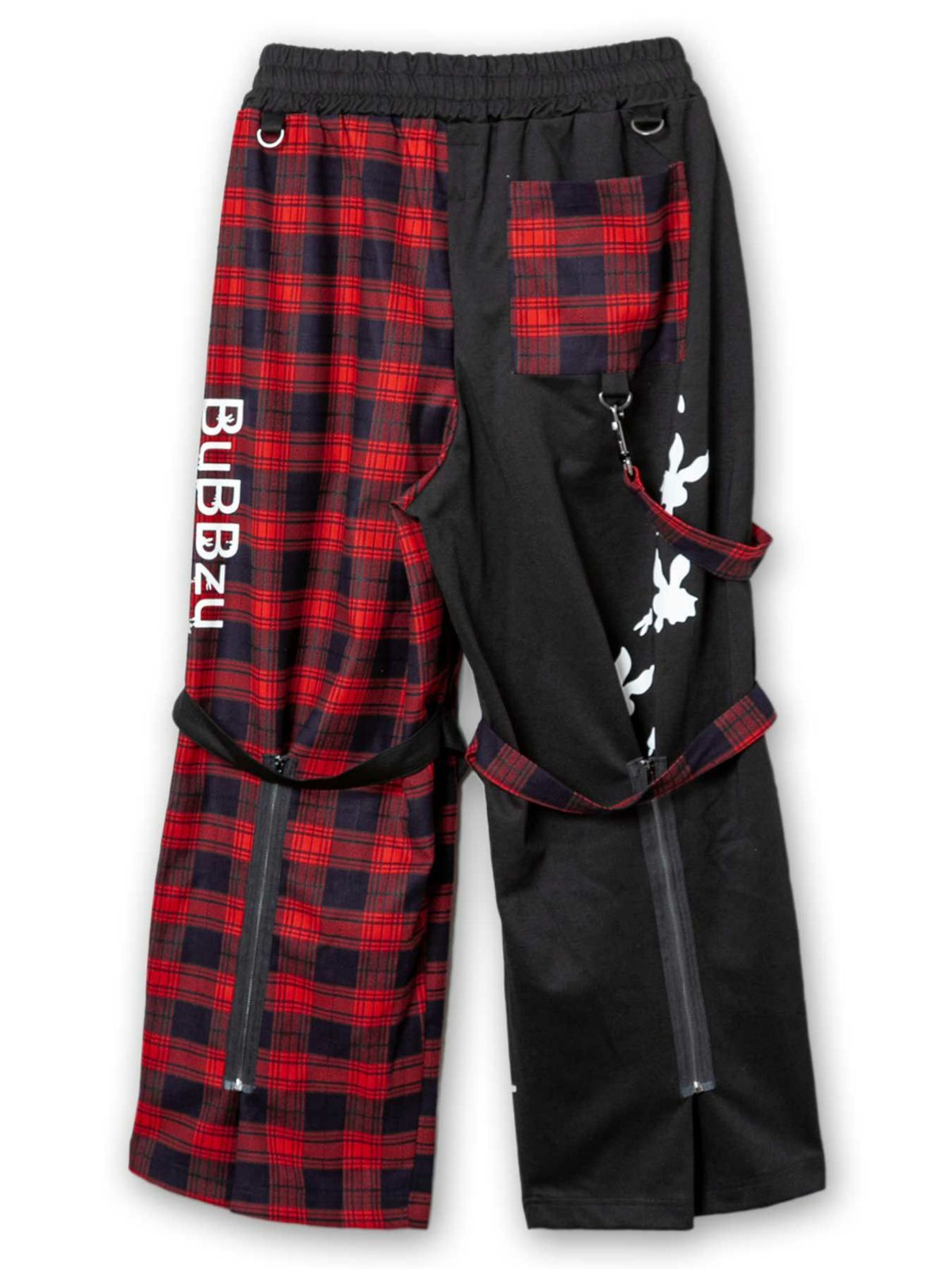 【BuBBzu】“FUKIGEN”チェック切替ボンテージパンツ