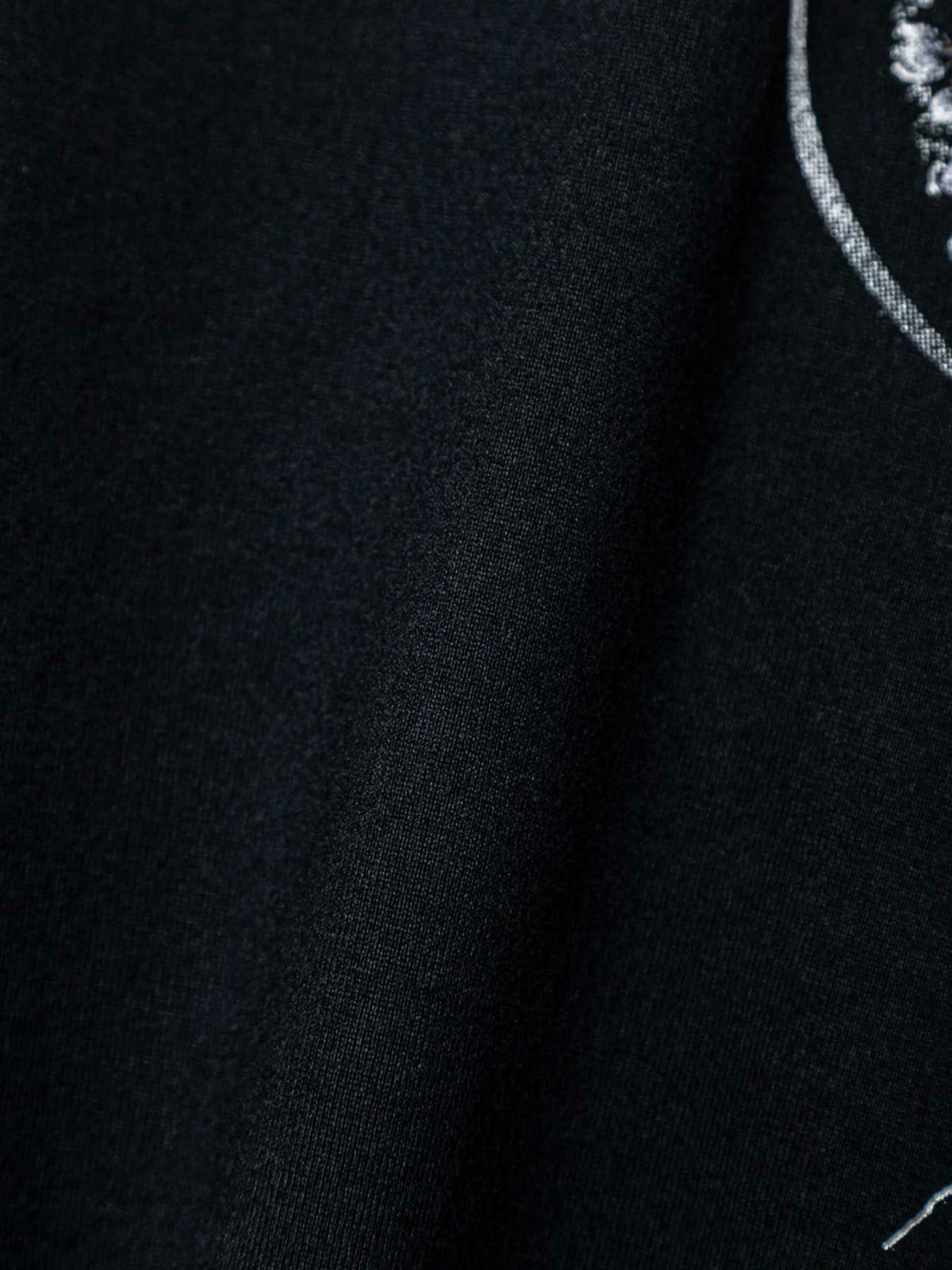 【絡繰魂・粋】“雪豹と桜”総刺繍ロンT