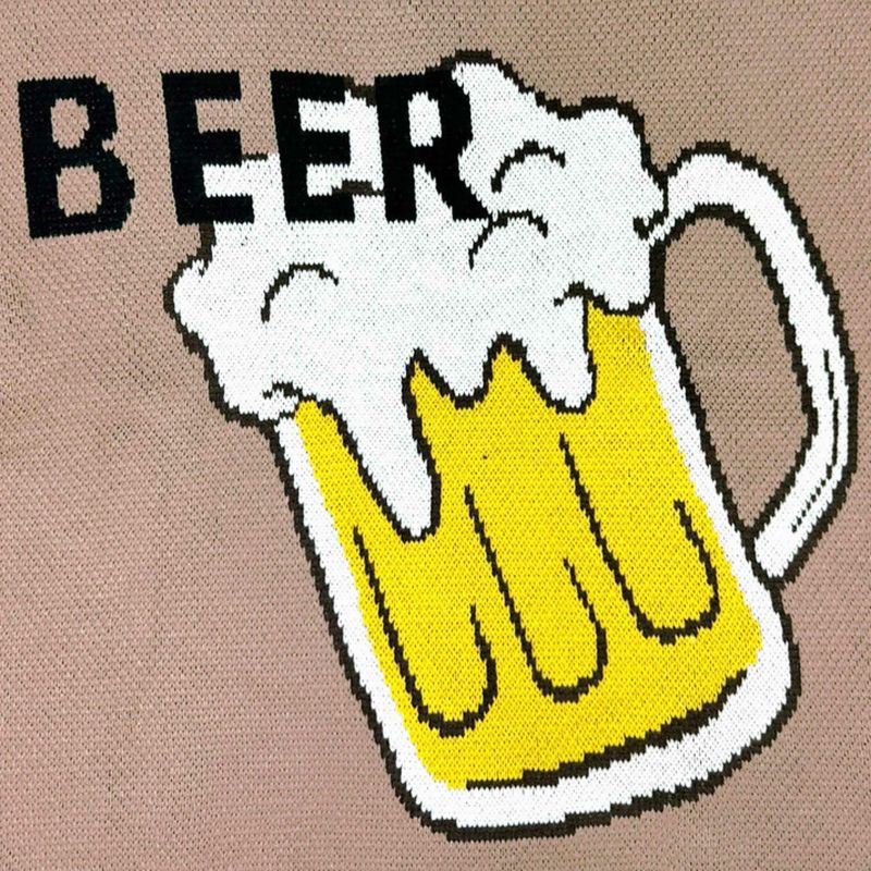 【YOIDORE】“BEER”ジャガードニット