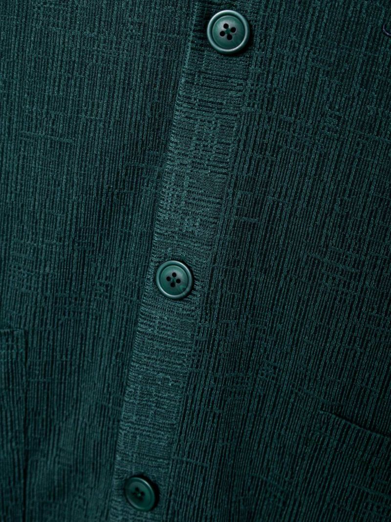 【雅結】菊刺繍カーディガン×5分袖Tシャツセット