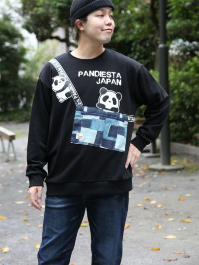 【PANDIESTA JAPAN】<br>サコッシュ付きトリックトレーナー