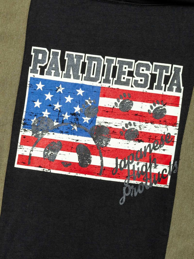 【PANDIESTA JAPAN】“アメリカンダイナー”刺繍入りBIGシルエットプルパーカー