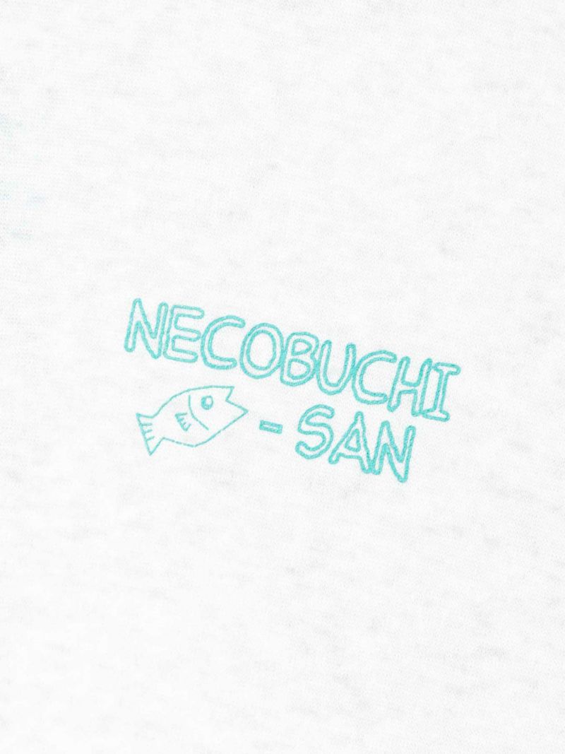 【NECOBUCHI-SAN】“I DREW FRIEND”BIGシルエット裏起毛プルパーカー