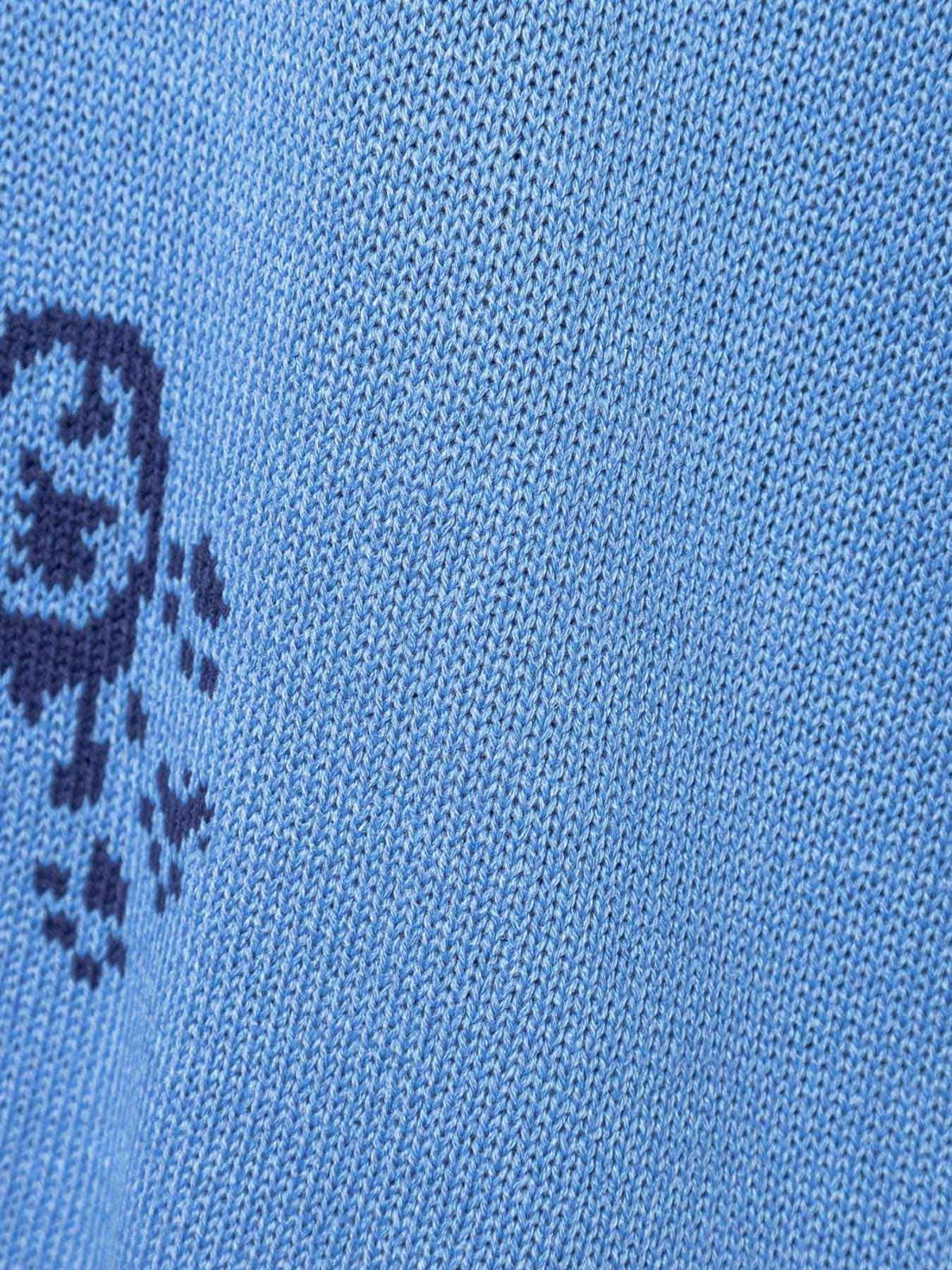 【NEKURO】“威嚇スルNEKURO”クルーネックニット