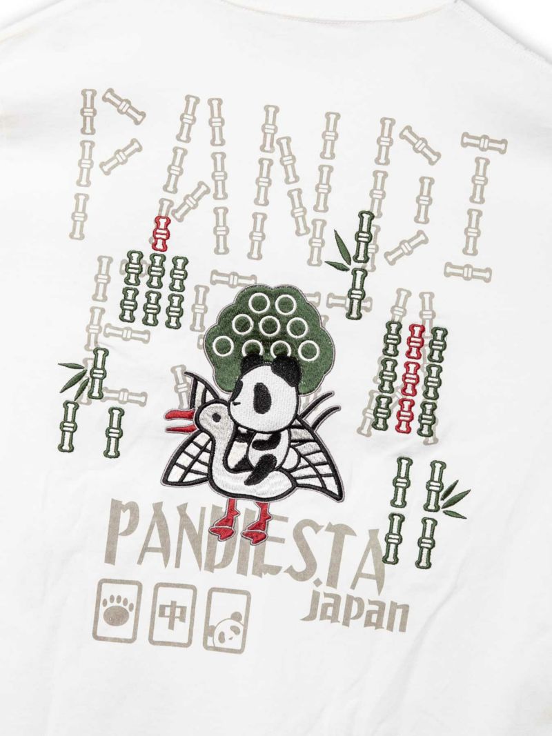 【PANDIESTA JAPAN】“麻雀”刺繍入りロンT