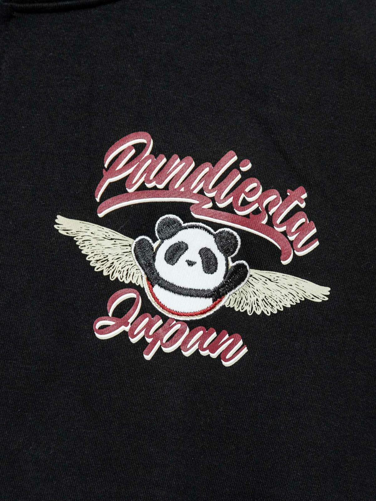 【PANDIESTA JAPAN】“ウィングロゴ”刺繍入りハイZIPスウェット