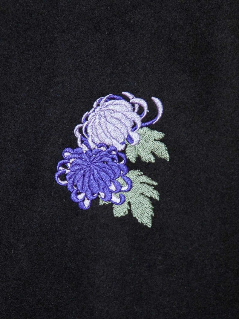 【雅結 -EN-】<br>菊刺繍キモノスリーブロングコート