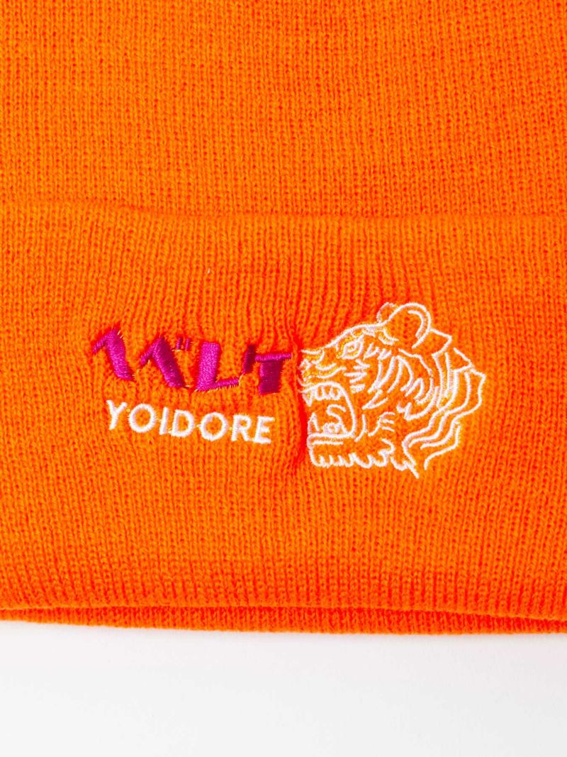 【YOIDORE】<br>“ヘベレケ”総刺繍ニットキャップ