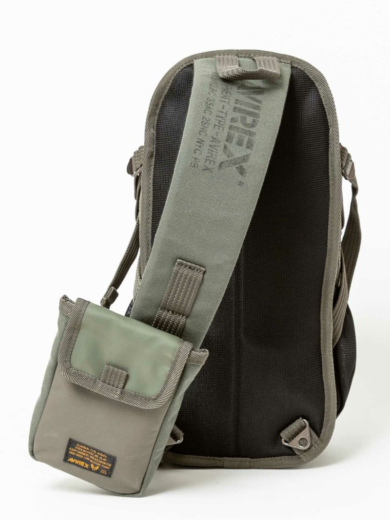 【AVIREX】<br>“EAGLE”ONE SHOULDER BAG AVX305M ∴