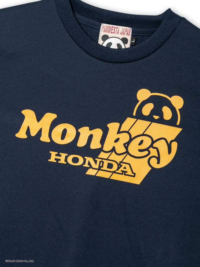 【HONDA×PANDIESTA JAPAN】<br>“HONDA MONKEY Z50J”DRYメッシュ素材Tシャツ