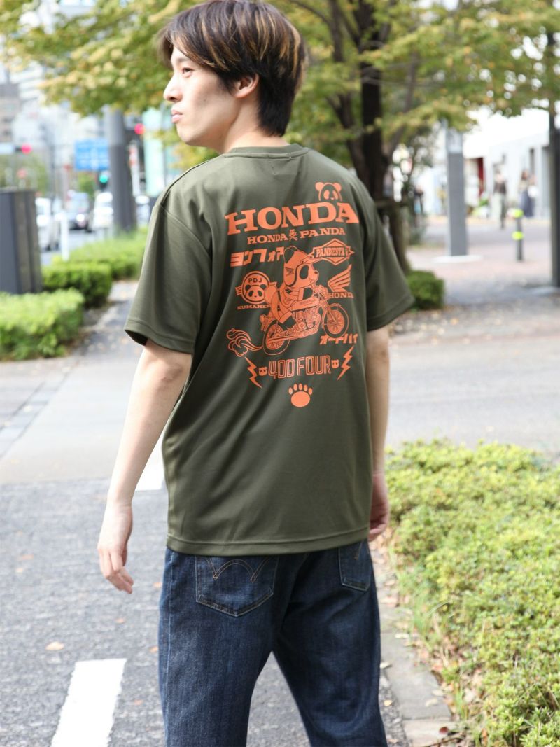 【HONDA×PANDIESTA JAPAN】<br>“CB400FOUR”DRYメッシュ素材Tシャツ