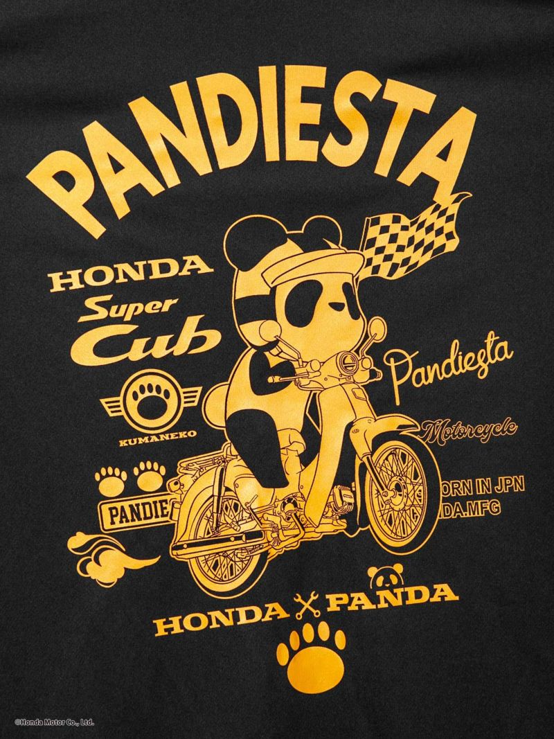 【HONDA×PANDIESTA JAPAN】<br>“SUPER CUB”DRYメッシュ素材ZIPパーカー