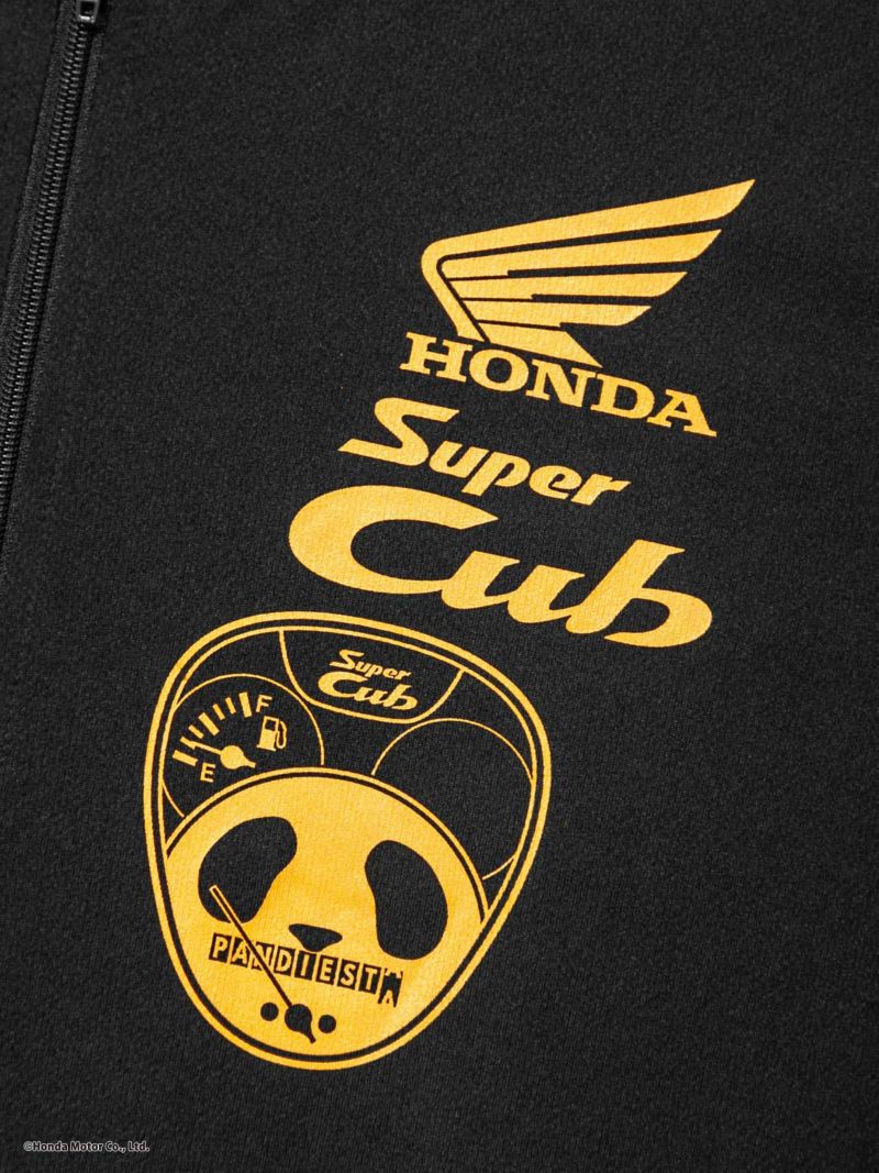 【HONDA×PANDIESTA JAPAN】<br>“SUPER CUB”DRYメッシュ素材ZIPパーカー