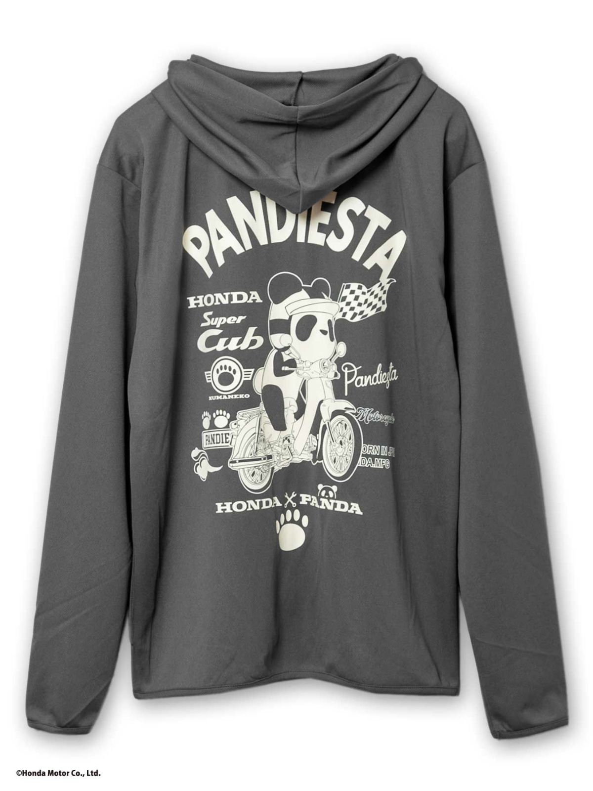 【HONDA×PANDIESTA JAPAN】<br>“SUPER CUB”DRYメッシュ素材ZIPパーカー